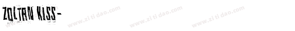 Zoltan Kiss字体转换